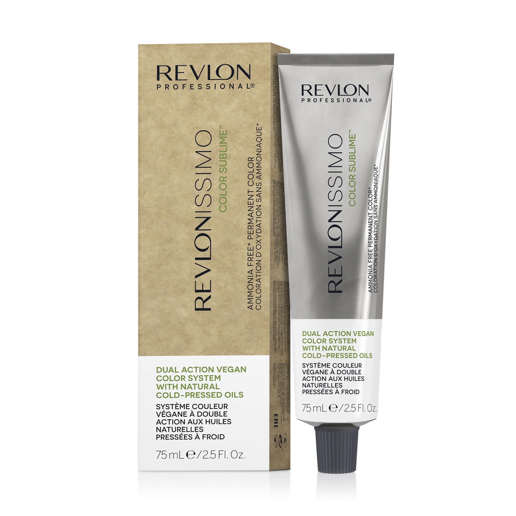 Напівперманентна фарба для волосся Revlon Professional Revlonissimo Color Sublime Vegan 5 Light Brown, 75 мл